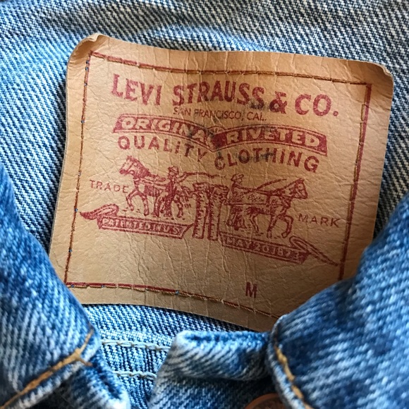 Vintage 90s Levi’s Denim Vest Medium - Picture 4 of 7